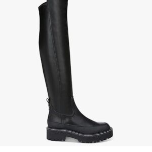 Sam Edelman Lerue Black Leather Tall Boot